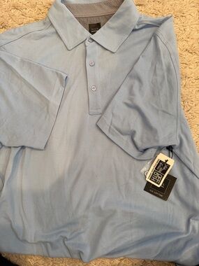 Saks Fifth Avenue Black Label Men's Pale Blue Polo